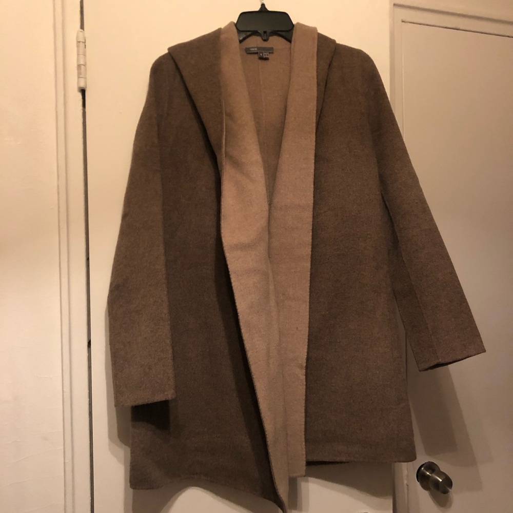Coat with hood